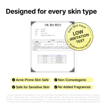 Silika Derma Glutathione Dark Spot Hydrogel Serum Patches | 30 Patches or 120 Hearts