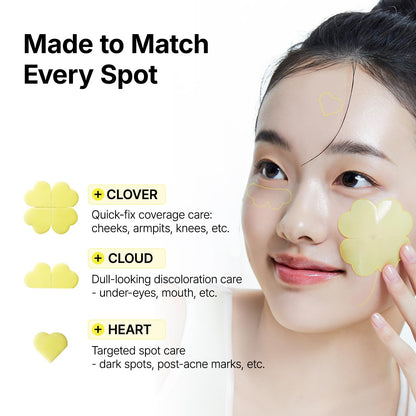 Silika Derma Glutathione Dark Spot Hydrogel Serum Patches | 30 Patches or 120 Hearts