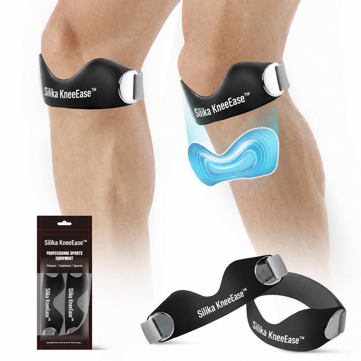 Silika KneeEase™ | Adjustable Knee Support Strap