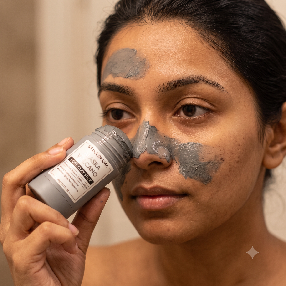 Silika Derma Alaska Volcano Pore Clay Stick| 40 g.